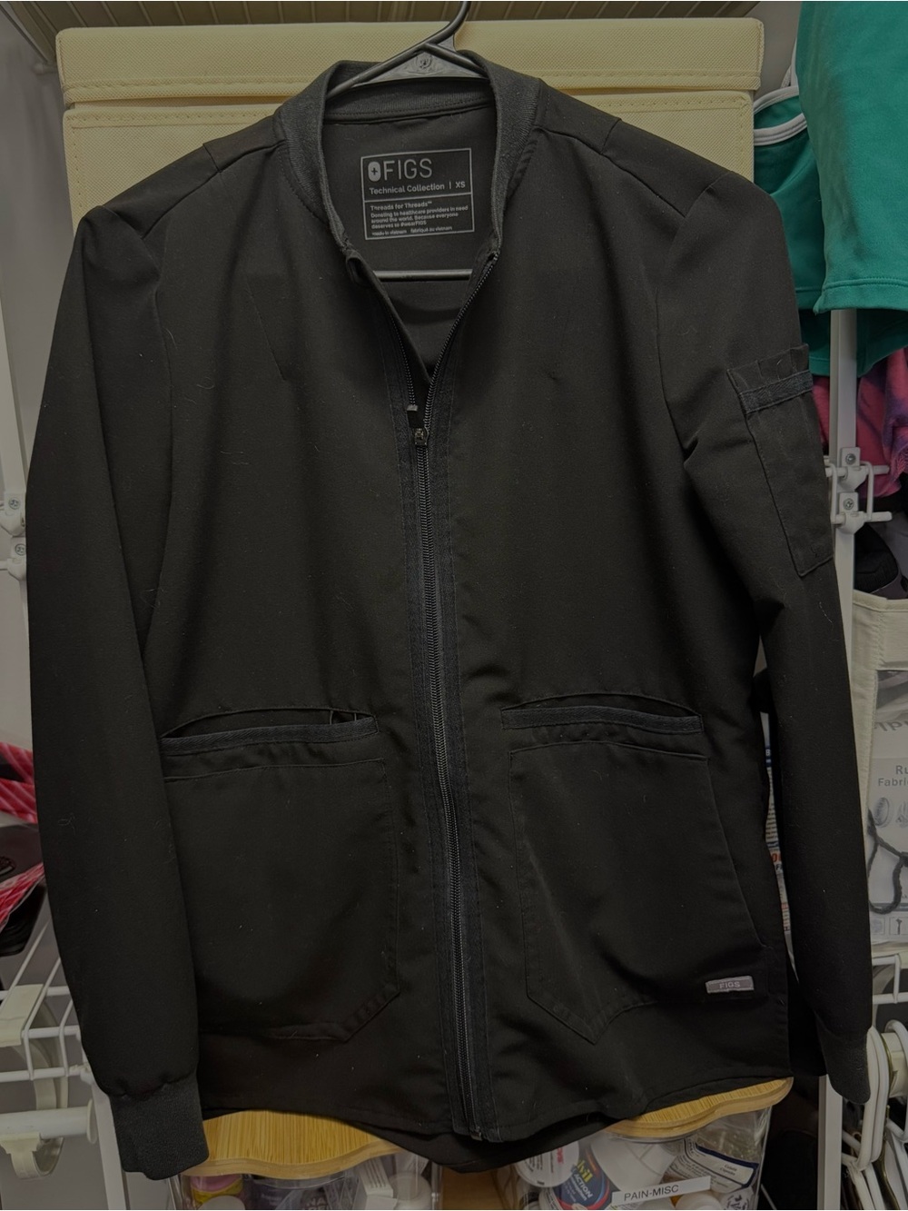 Figs XS Bellery Scrub Jacket